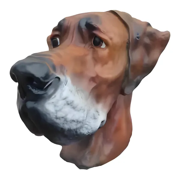 Figura dekoracyjna Pies głowa dog niemiecki H: 30cm z żywicy