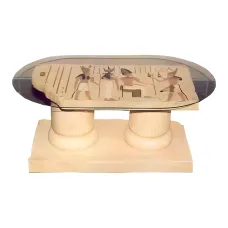Figura dekoracyjna Stolik egipski H: 45cm z żywicy
