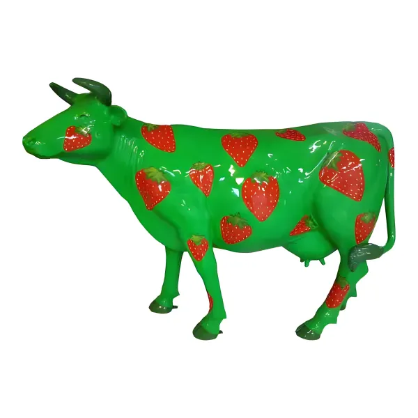 Figura dekoracyjna Krowa wym. 147×210×55cm z żywicy