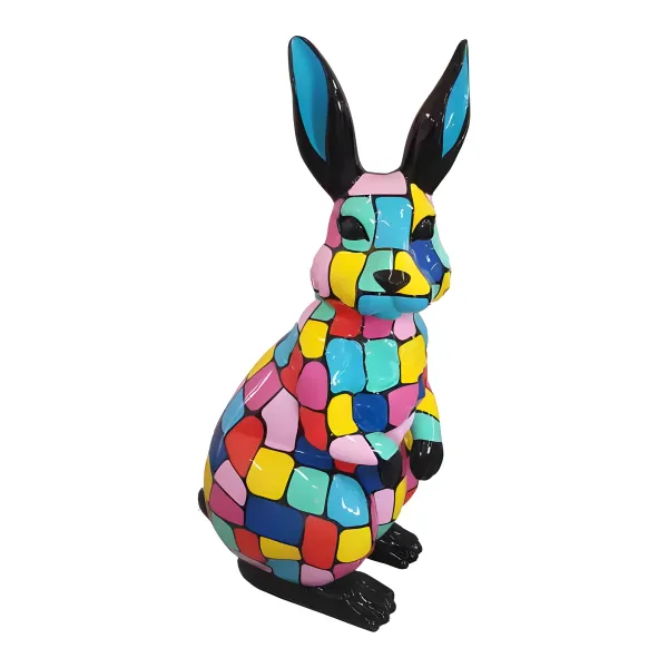 Figura dekoracyjna Królik H: 110cm z żywicy