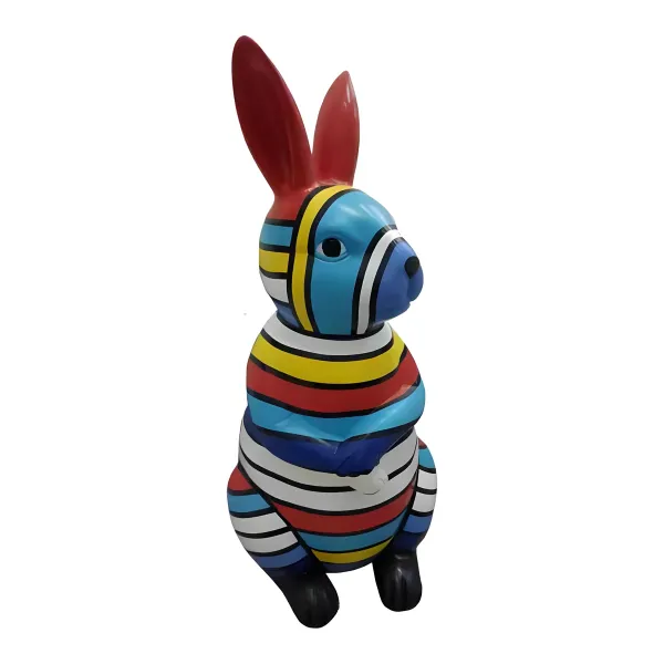 Figura dekoracyjna Królik H: 50cm z żywicy
