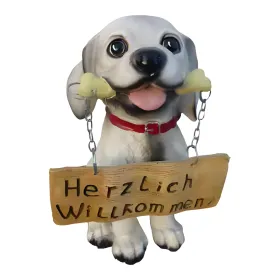 Figura dekoracyjna Pies H: 30cm z żywicy - zdjęcie 2
