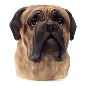 Figura dekoracyjna Pies głowa buldog angielski H: 35cm z żywicy - zdjęcie 2