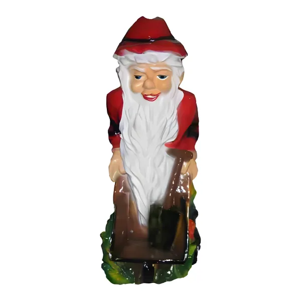 Figura dekoracyjna Krasnal z łopatą H: 75cm z żywicy