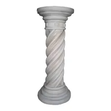 Figura dekoracyjna Kolumna skręcana H: 75cm z żywicy