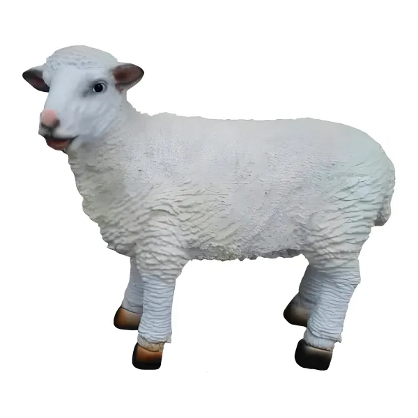 Figura dekoracyjna Owca wym. 43×50cm z żywicy