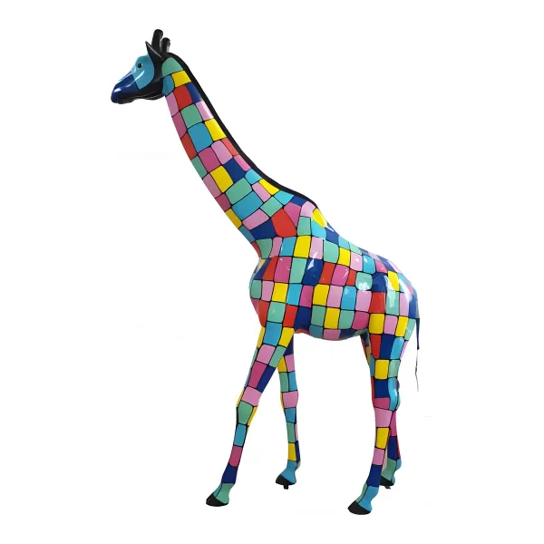 Figura dekoracyjna Żyrafa H: 320cm z żywicy