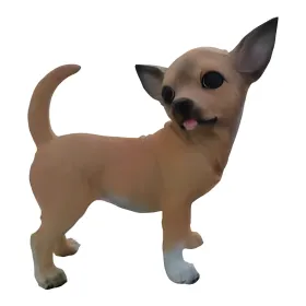 Figura dekoracyjna Pies chihuahua H: 30cm z żywicy - zdjęcie 2