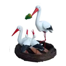 Figura dekoracyjna Bocian H: 80cm z żywicy - zdjęcie 2