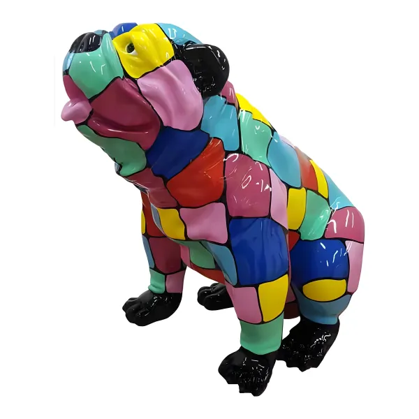Figura dekoracyjna Pies wym. 67×70cm z żywicy