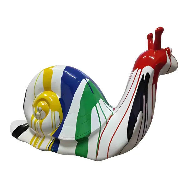 Figura dekoracyjna Ślimak wym. 50×100cm z żywicy