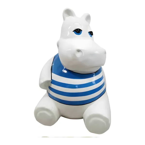 Figura dekoracyjna Hipopotam H: 100cm z żywicy