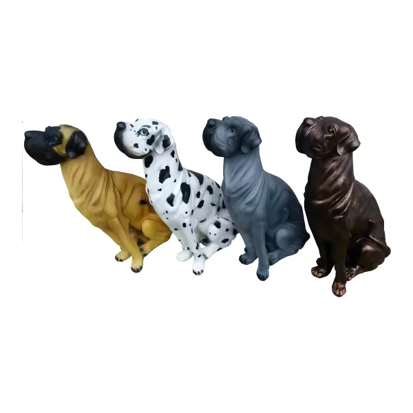 Figura dekoracyjna Pies H: 88cm z żywicy