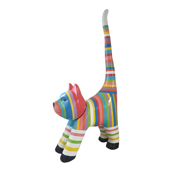 Figura dekoracyjna Kot H: 190cm z żywicy