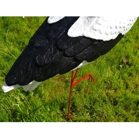 Figura ozdobna ogrodowa BOCIAN DUŻY H: 88cm do ogrodu - zdjęcie 9