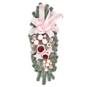 Rogal dekorowany srebrzysty 55 cm ROSI - zdjęcie 1