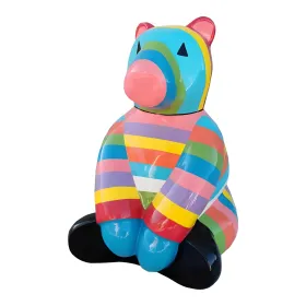 Figura dekoracyjna Niedźwiedź siedzący H: 178cm z żywicy - zdjęcie 2