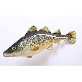 Poduszka dekoracyjna ryba Dorsz 38 cm maskotka - zdjęcie 1
