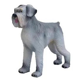 Figura dekoracyjna Pies schnauzer stojący wym. 150×140cm z żywicy - zdjęcie 2