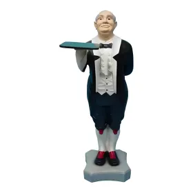 Figura dekoracyjna Kelner H: 110cm z żywicy - zdjęcie 2
