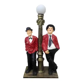 Figura dekoracyjna Flip i Flap z latarnią H: 110cm z żywicy - zdjęcie 2