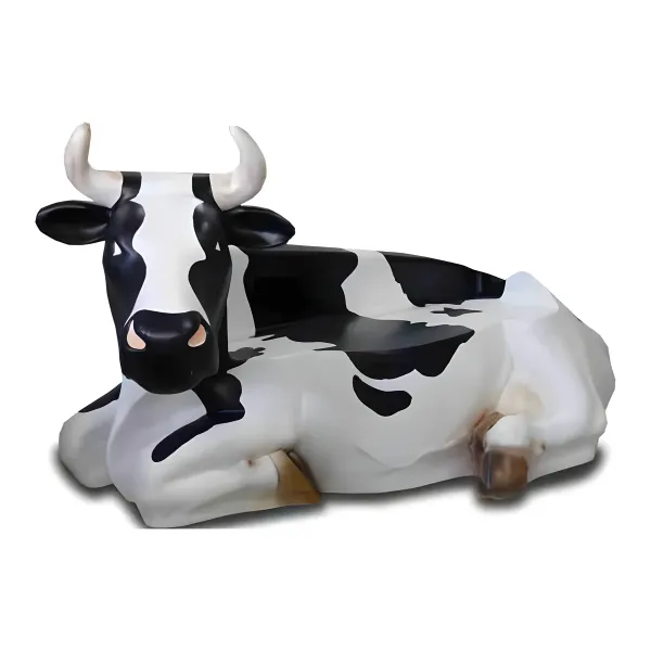 Figura dekoracyjna Krowa wym. 98×200cm z żywicy