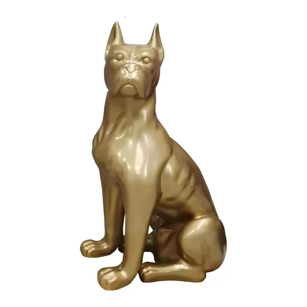 Figura dekoracyjna Pies H: 65cm z żywicy