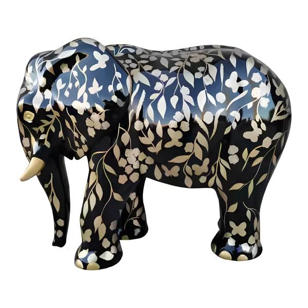 Figura dekoracyjna Słoń wym. 60×81cm z żywicy