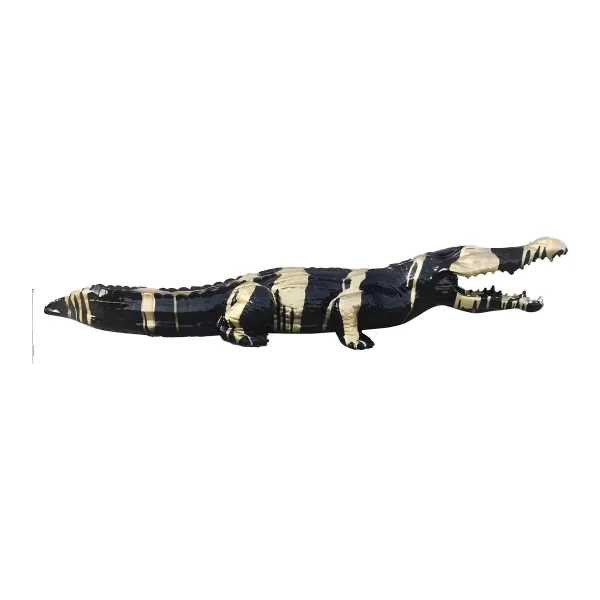 Figura dekoracyjna Krokodyl wym. 20×108cm z żywicy