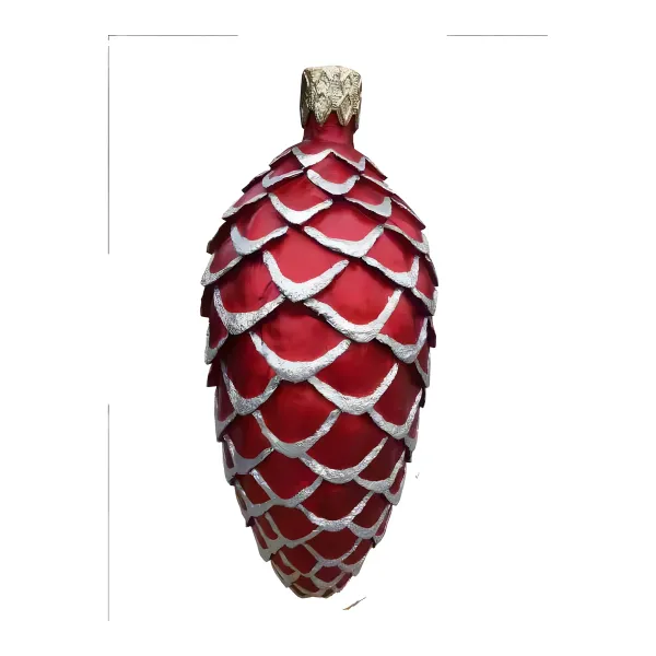 Figura dekoracyjna Szyszka świąteczna H: 99cm z żywicy