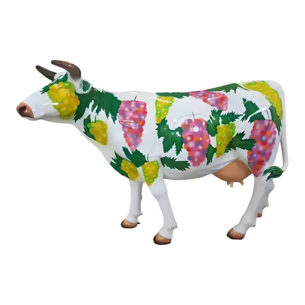 Figura dekoracyjna Krowa wym. 147×210×55cm z żywicy