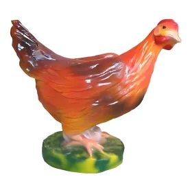 Figura dekoracyjna Kura H: 32cm z żywicy - zdjęcie 2