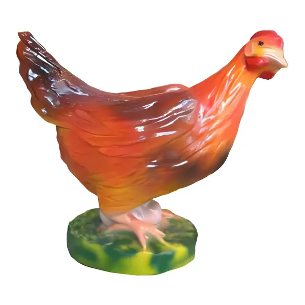 Figura dekoracyjna Kura H: 32cm z żywicy