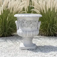 Figura ogrodowa Donica Wazon winogrona H: 51cm betonowa
