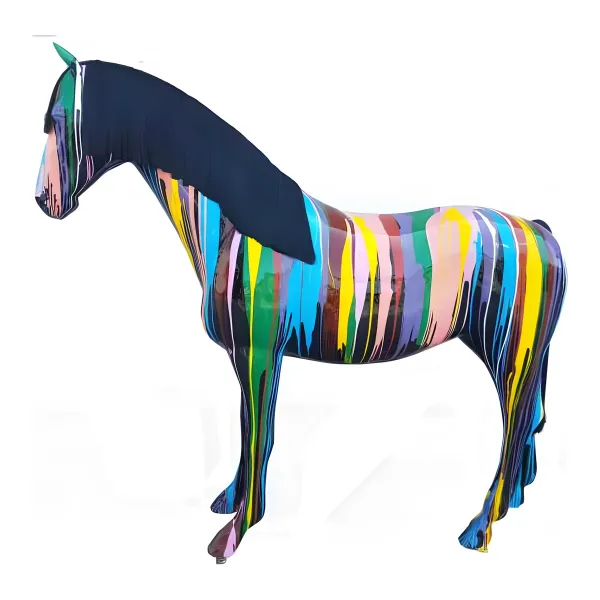 Figura dekoracyjna Koń wym. 205×240cm z żywicy