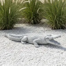 Figura ogrodowa Krokodyl duży H: 18cm betonowa