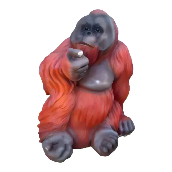 Figura dekoracyjna Orangutan H: 79cm z żywicy