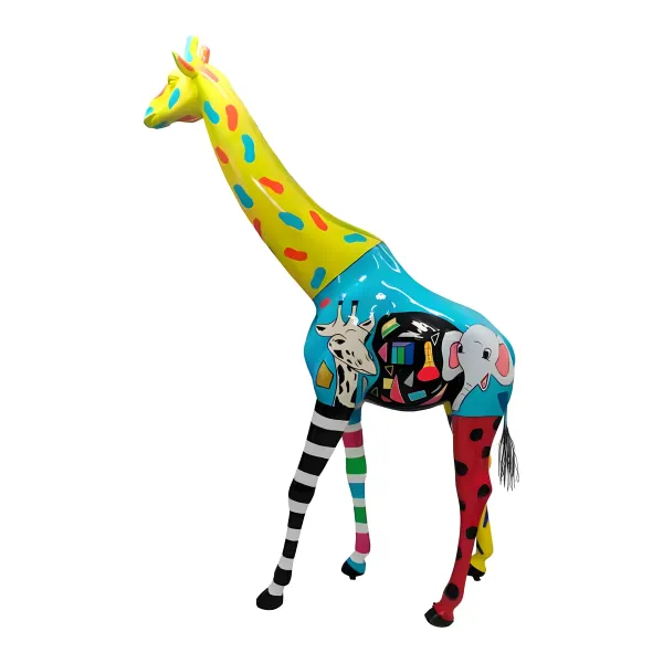 Figura dekoracyjna Żyrafa H: 320cm z żywicy