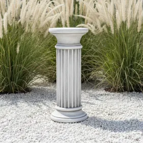 Figura ogrodowa Kolumna ryflowana duża H: 75cm betonowa - zdjęcie 1