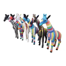 Figura dekoracyjna Żyrafa H: 50cm z żywicy