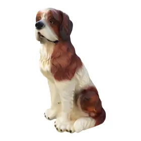 Figura dekoracyjna Pies bernardyn H: 70cm z żywicy - zdjęcie 2
