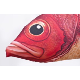 Poduszka dekoracyjna ryba Karmazyn mentela 75 cm maskotka - zdjęcie 2