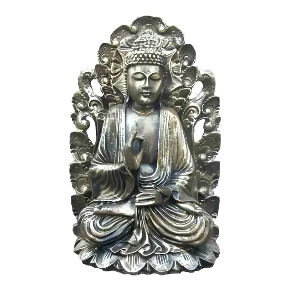 Figura dekoracyjna Relief Budda H: 50cm z żywicy