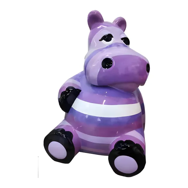 Figura dekoracyjna Hipopotam H: 98cm z żywicy