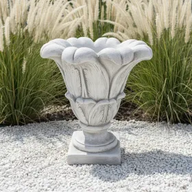 Figura ogrodowa Wazon kwiat H: 50cm betonowa - zdjęcie 1
