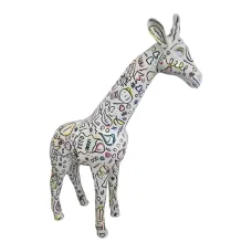 Figura dekoracyjna Żyrafa H: 115cm z żywicy