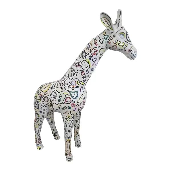 Figura dekoracyjna Żyrafa H: 115cm z żywicy