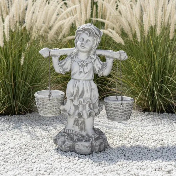 Figura ogrodowa Nosiwoda dziewczyna H: 55cm betonowa