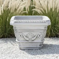 Figura ogrodowa Donica Wazon kwadratowa mała H: 30cm betonowa