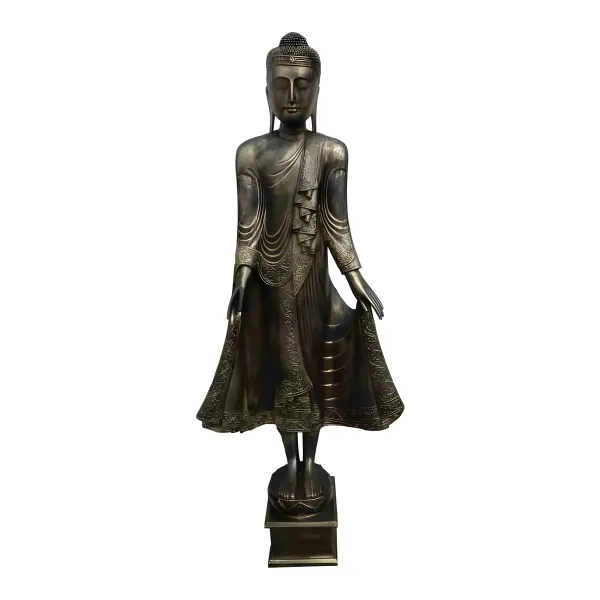 Figura dekoracyjna Budda stojący H: 175cm z żywicy